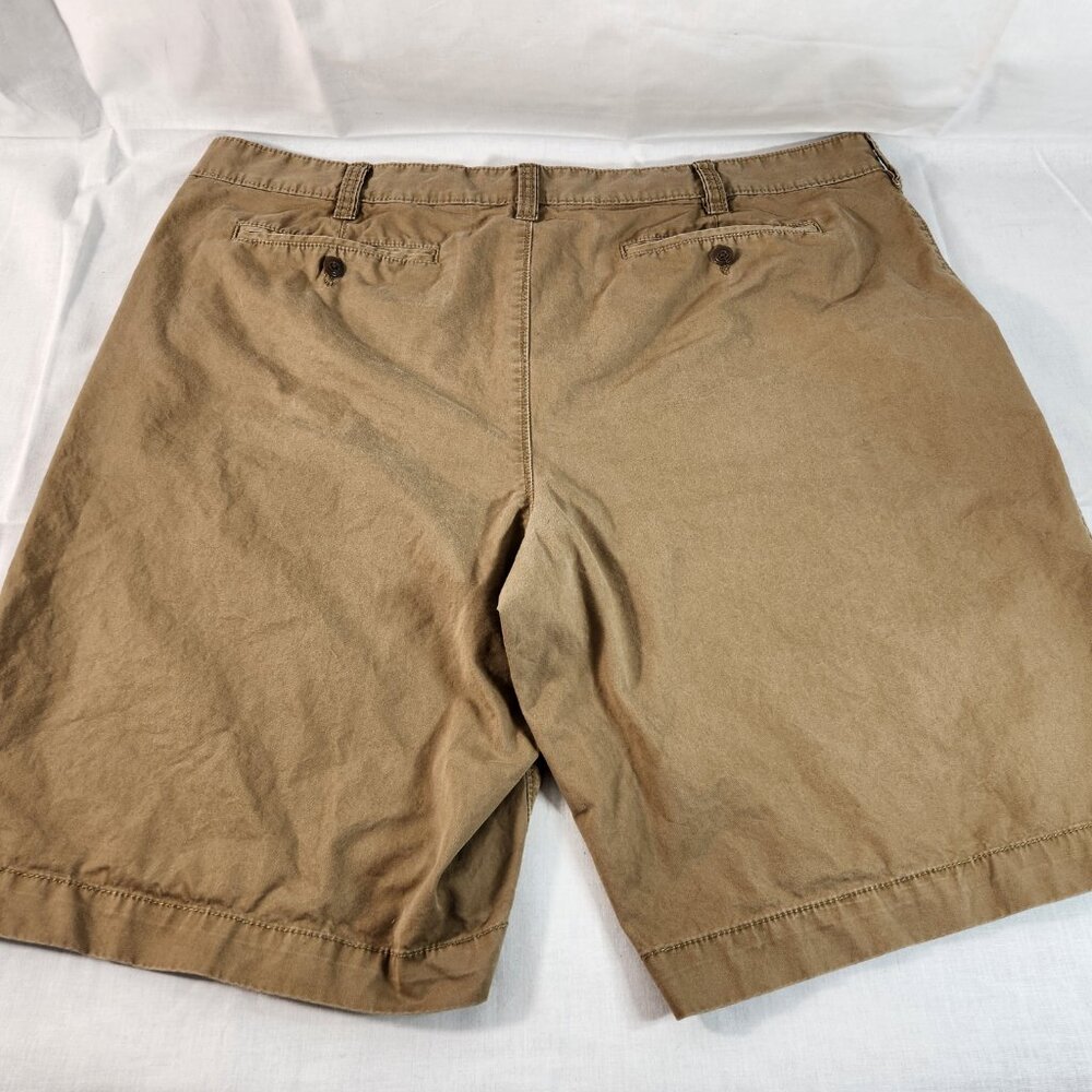 Sonoma Mens Cotton Cargo Shorts (True Size 41) 10 In Inseam Flat Front Brown EUC - Picture 9 of 10